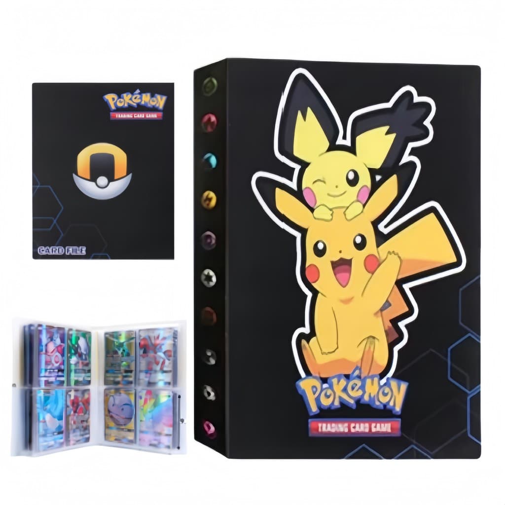 Livro de cartas Pokémon álbum pokémon 240 Cartas porta-cartões Pikachu Charizard porta-cartões