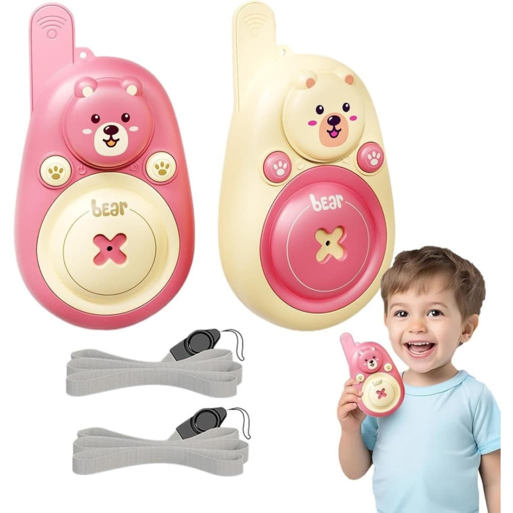 Kit 2 Walkie-Talkies Infantis Comunicação Divertida