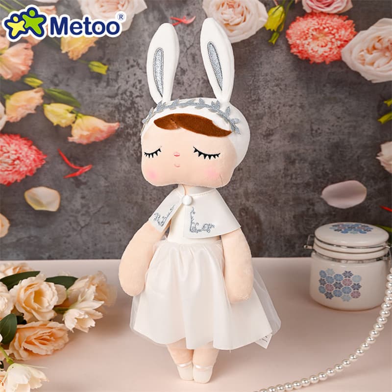 Metoo Cute Bunny Princess Plush Doll , 13 Polegadas , Kids Bedtime Toys Brinquedos De Aniversário Para Bebês