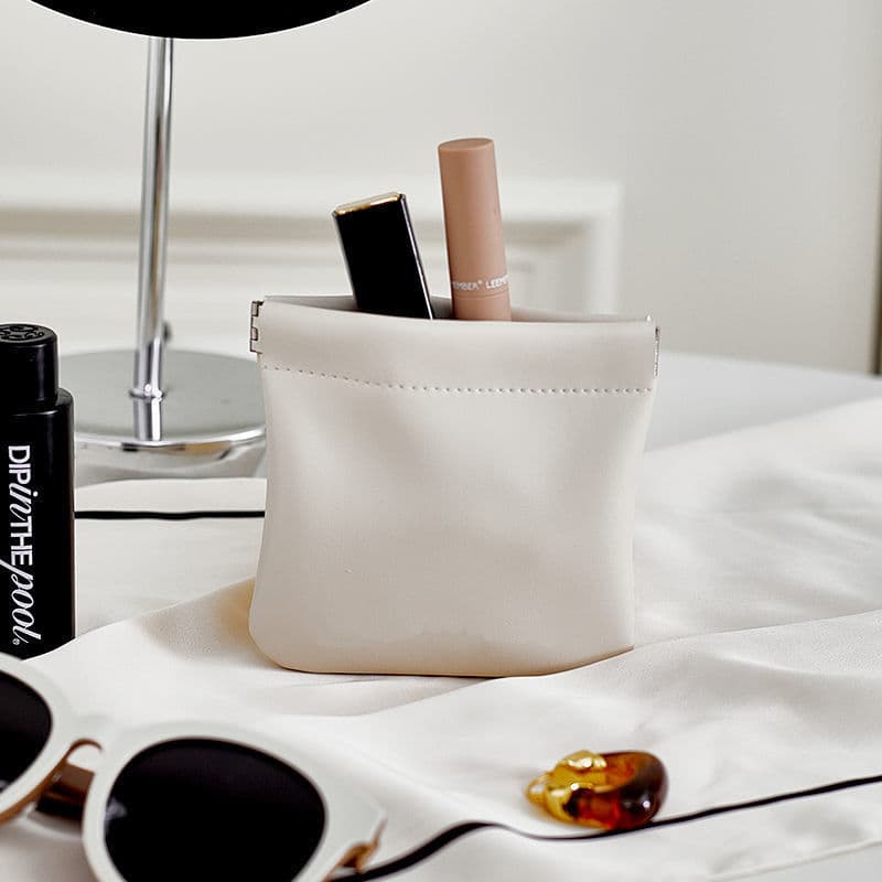 Saco cosmético portátil saco de batom Mini pequeno saco 2024 novo estilo viagem High-End saco de moedas pequeno saco de