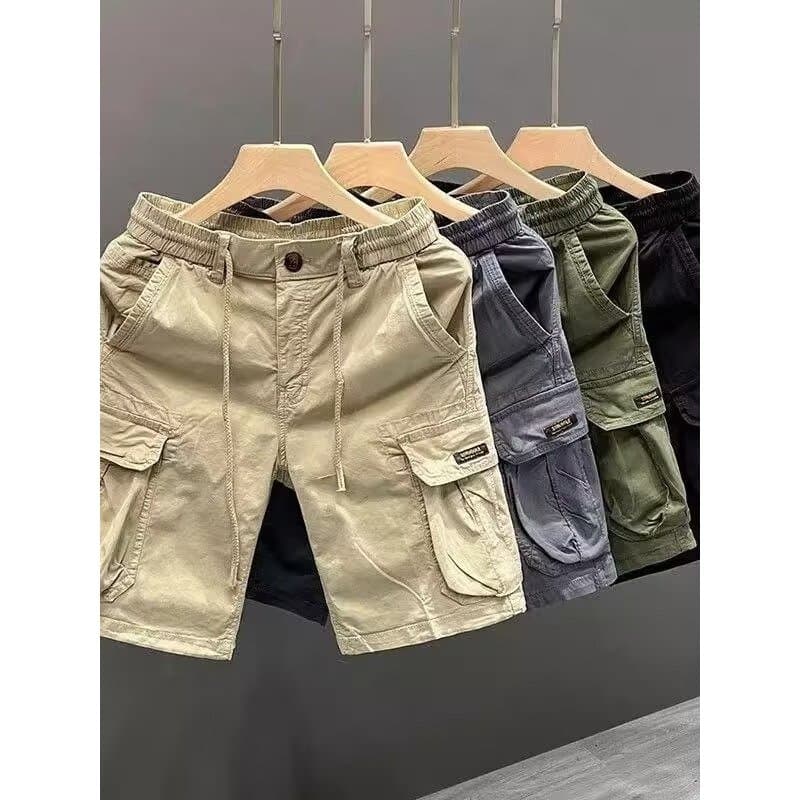 Shorts gerais masculinos verão novo estilo 2026 estilo americano Street Wear puro algodão calças de cinco pontos masculi