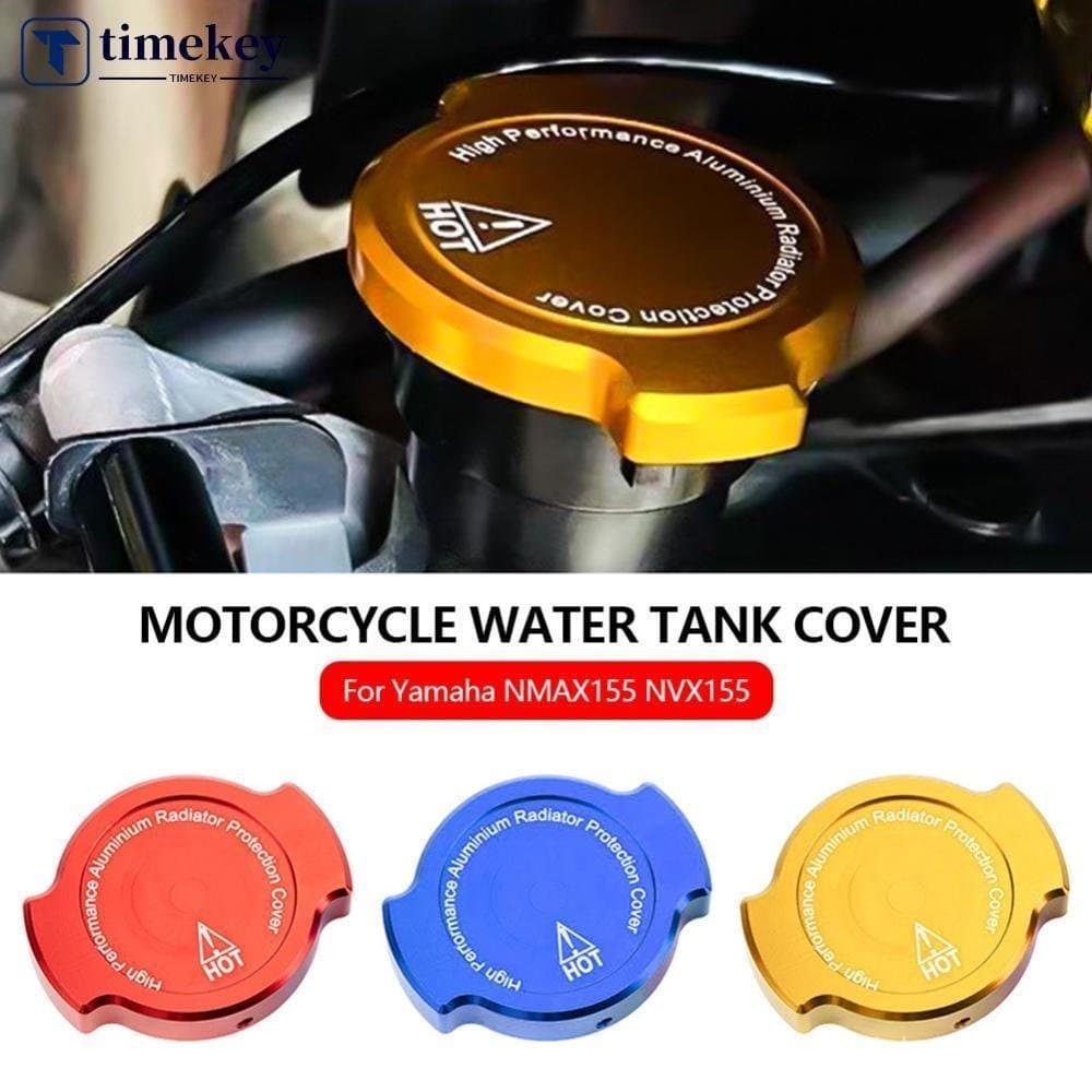 Tampa Do Tanque De Água Radiador Da Motocicleta Para Yamaha NMAX155 NVX155 CNC Liga Alumínio Acessório Atualizaç
