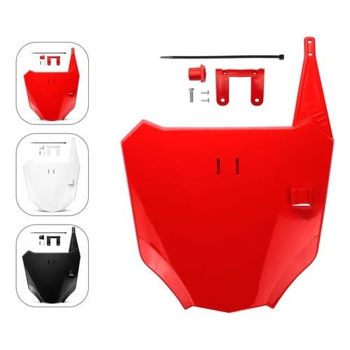 Number Plate Para Crf 230 Amx Modelo F21 Crf230 Plate Full Vermelho