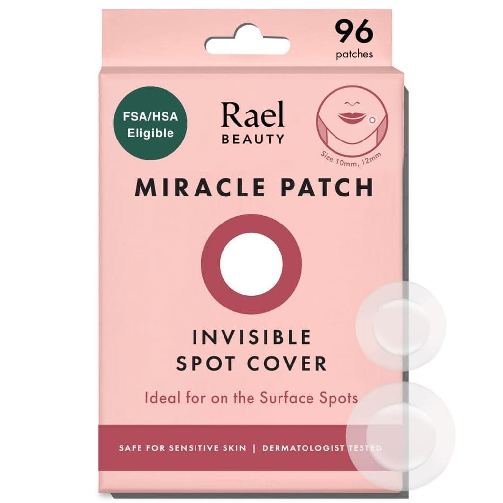 Rael Patches para Espinhas, Cobertura Invisível Milagrosa para Manchas - Adesivo Hidrocoloide para Acne e Espinhas, Abso