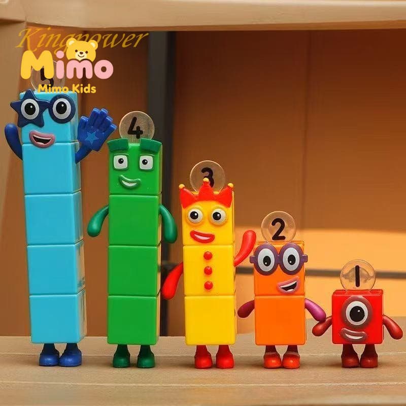 Kit 5 Blocos Numberblocks Criativos, Figuras Digitais Educativas Infantil