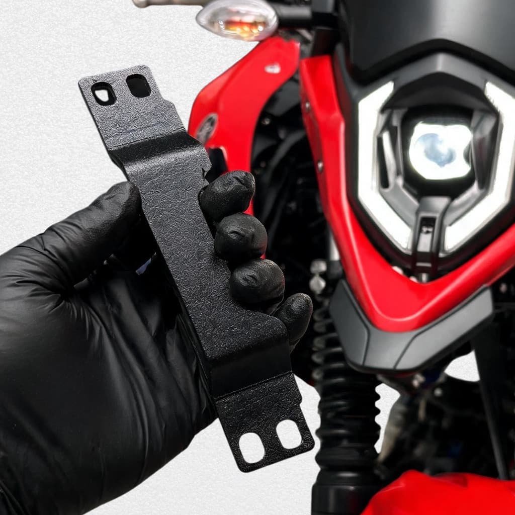Trava Anti Furto Farol Yamaha Crosser 150 2023 a 2026 Proteção Roubo Preta Alta Resistência