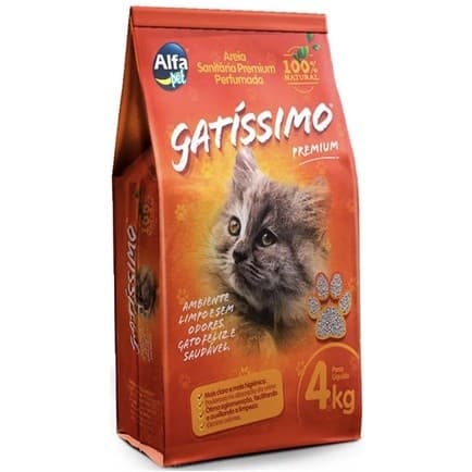 Areia Gatissimo Carvão Ativado Premium 4kg