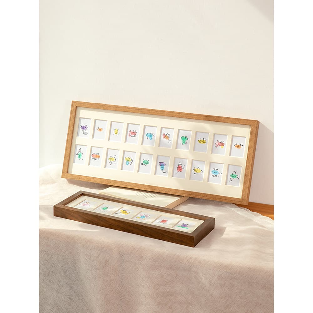 Crianças diy moldura de foto bebê um ano de idade crescimento quadro comemorativo documento quadro lavar fotos fazer mol