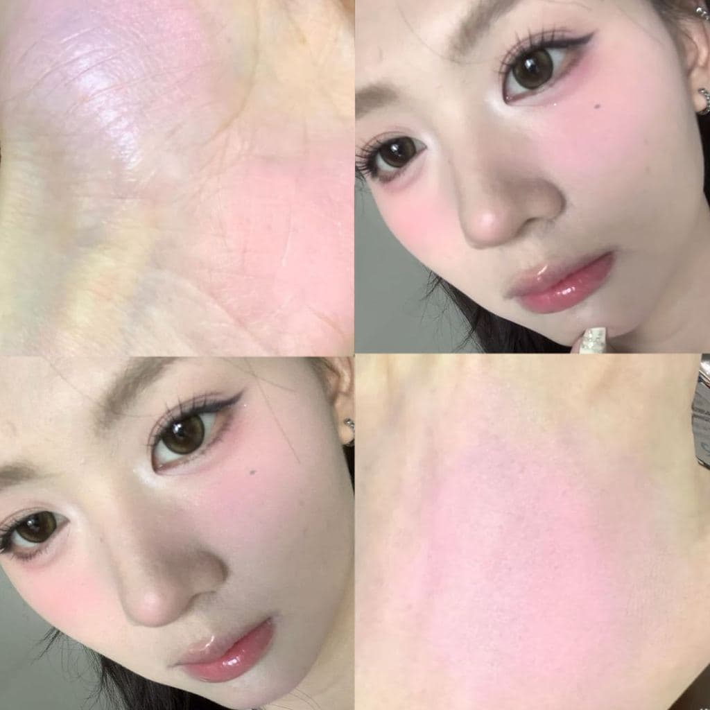 Mirtilo Milkshake blush clareamento Pseudo-Face blush líquido blush creme atmosfera estilo coreano concerto dedicado