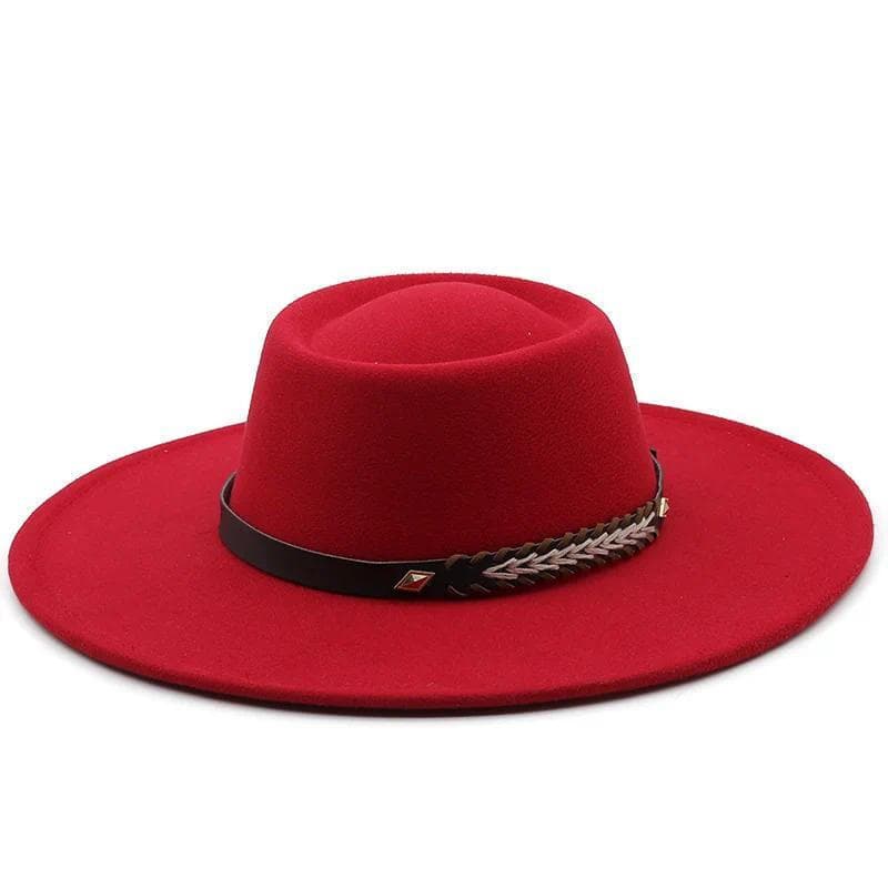 Chapéus Fedora Para Chapéu Feminino 9.5cm De Aba Larga Boné Masculino De Feltro Panamá Igreja Casamento Clássico Banda