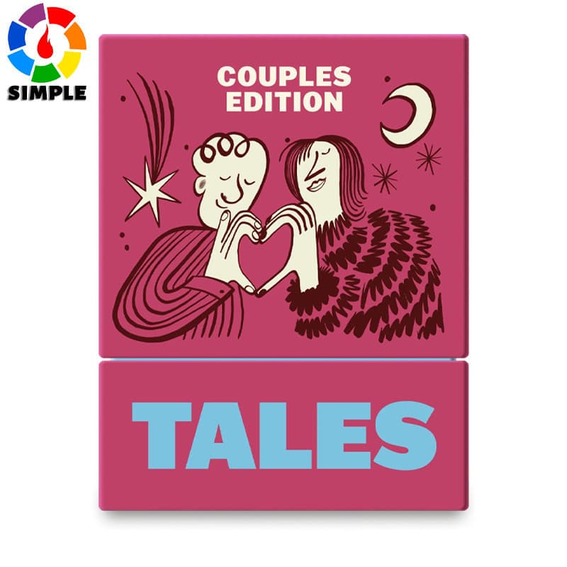 TALES 150 Conversation Starter Cards, Couples Edition, Perfect for Couples Games for Adults, Date Night Ideas,