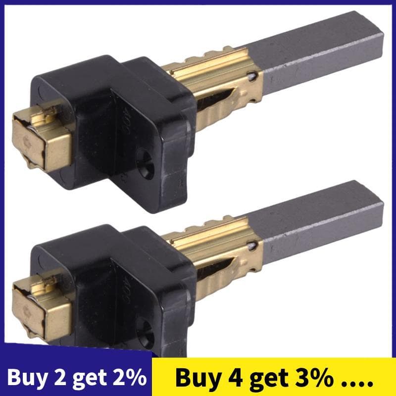 2 Unidades 6.5x11x32mm Substituição De Suporte De Escova De Carbono Adequado Para Motor De Aspirador De Pó