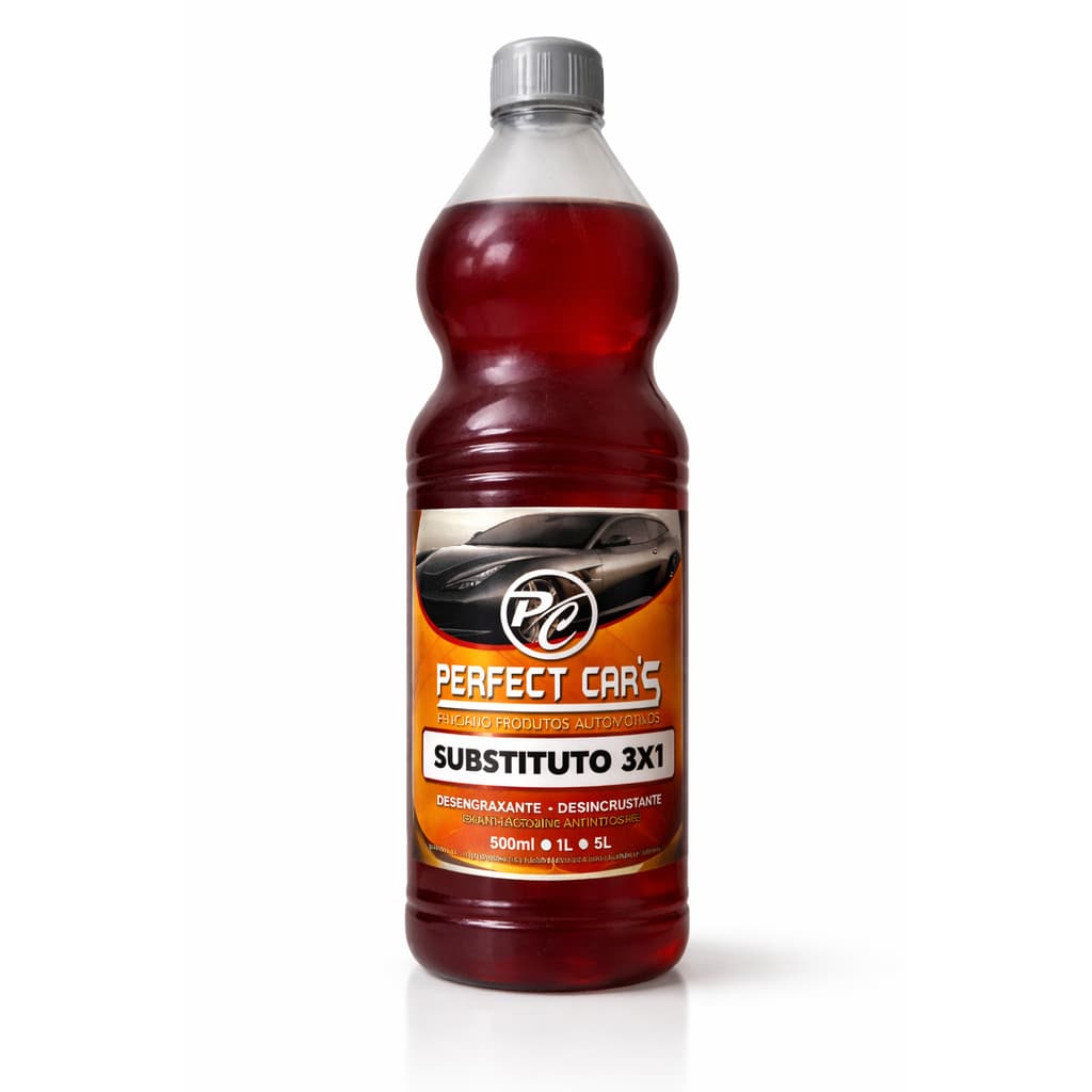 SHAMPOO AUTOMOTIVO DESENGRAXANTE CONCENTRADO DESENCRUSTRANTE 1 LITRO PERFECT CARS