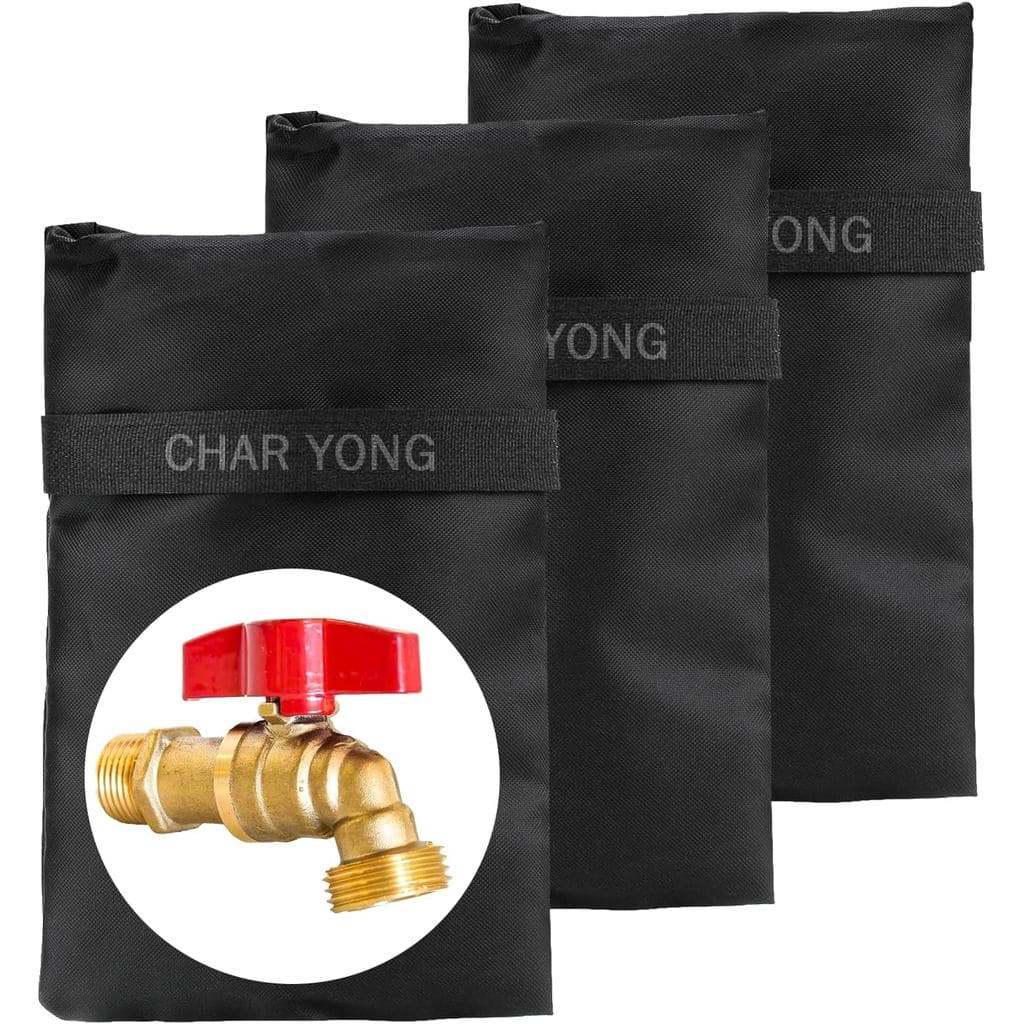 Capas para Torneiras Externas para o Inverno, 8" A x 5,3" L, Capas Espessas para Torneiras de Jardim Proteção Contr