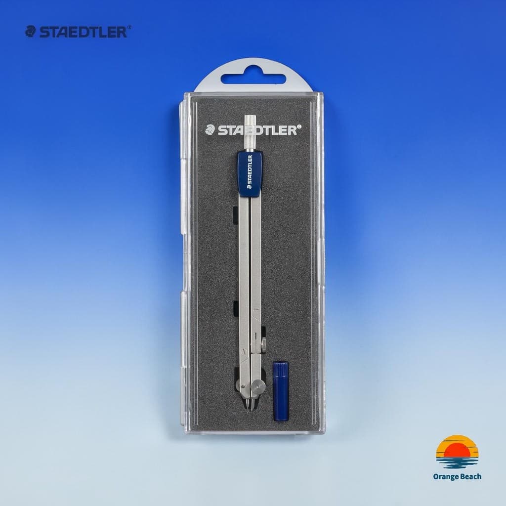 STAEDTLER Mars 558 Compasso Engrenagem/Desenho Tecnico Preciso/Raio 10-190mm/2024/Alemanha