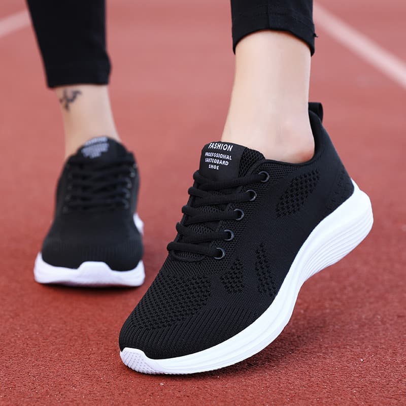 Voltar magnético sapatos femininos malha respirável sapatos esportivos femininos sapatos casuais 2025 primavera novo est
