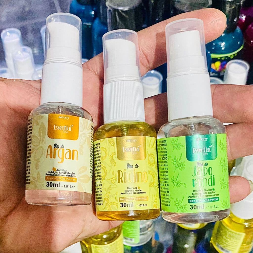 ÓLEO DE ARGAN 30ML ÓLEO REPARADOR DE PONTAS ÓLEO OLEO DE RICINO OLEO DE JABORANDI