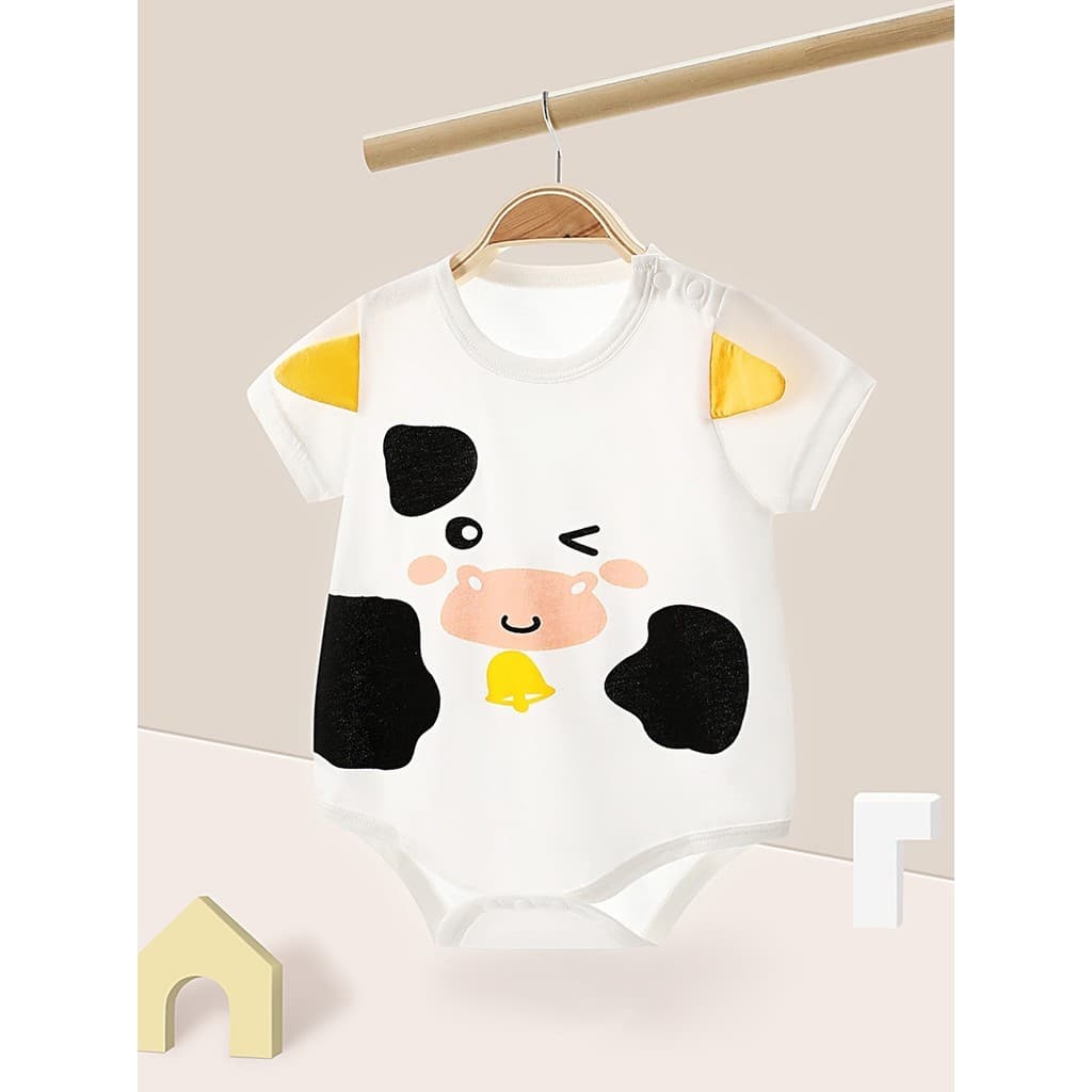 Bebê macacão bebê macacão verão bebê menino de manga curta triângulo macacão fino roupas recém-nascidos Super bonito rou