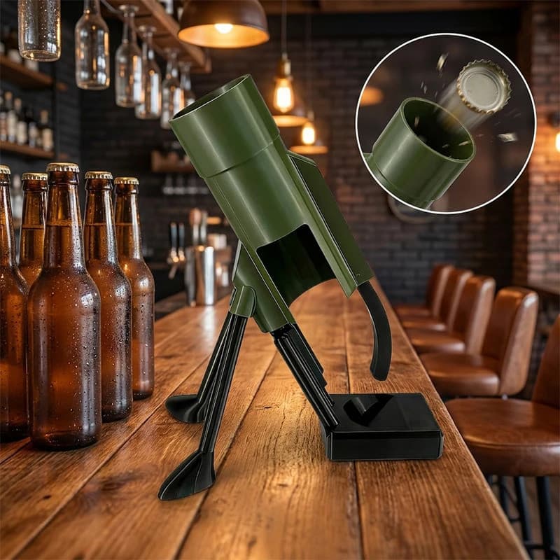 Abridor de Garrafas de Cerveja Mortar, Abridor de Pressão, Presentes para Cerveja de 330ml, para Homens, Pais, Decoração
