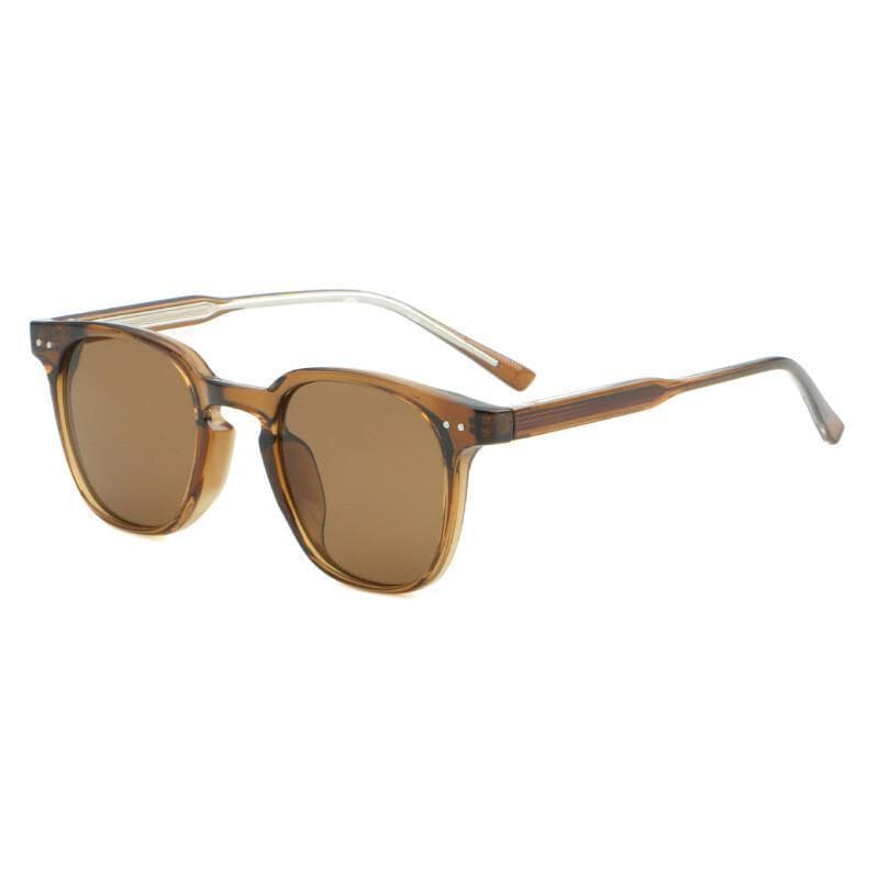 Óculos De Sol Quadrados Retrô Masculinos E Femininos TR90 Armação De Proteção Da Moda UV400