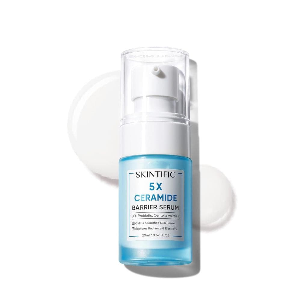 SKINTIFIC 5X Ceramide Barrier Repair Serum para Pele Seca e Sensível, Repara a Barreira com Ceramida, Centella e Ácido H