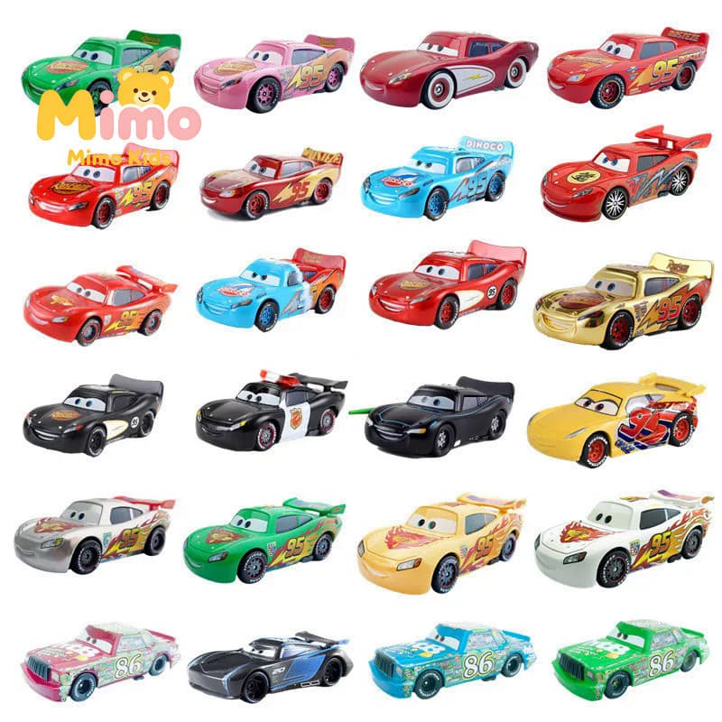 Carro Metalizado Disney Carros Relâmpago McQueen Jackson Storm 1:55
