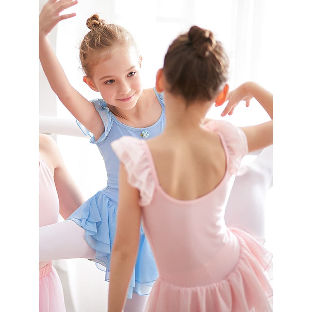 Traje de dança infantil suspensórios feminino verão menina prática traje meninas traje de dança traje das crianças chinê
