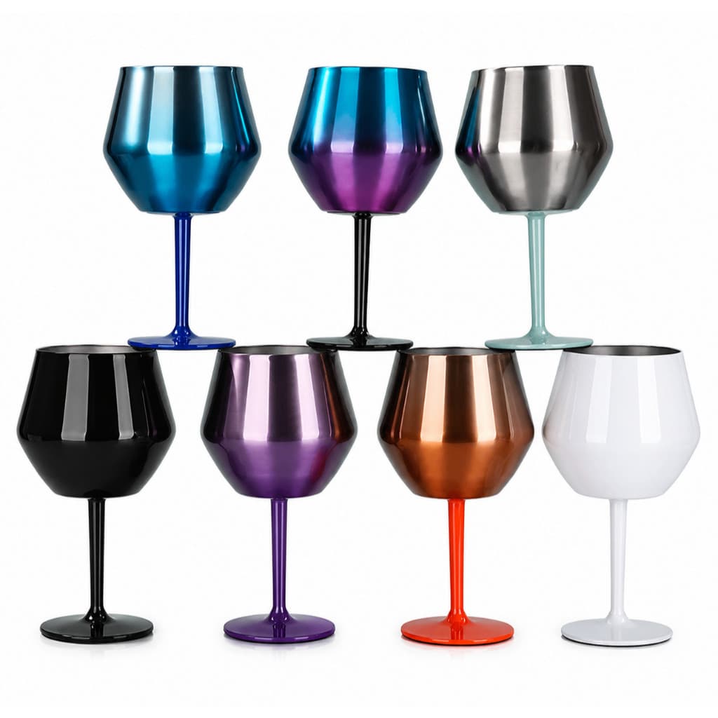 Taça Copo Térmico De Aço Inoxidável 2 Em 1 Para Drinks Bebidas 300ML