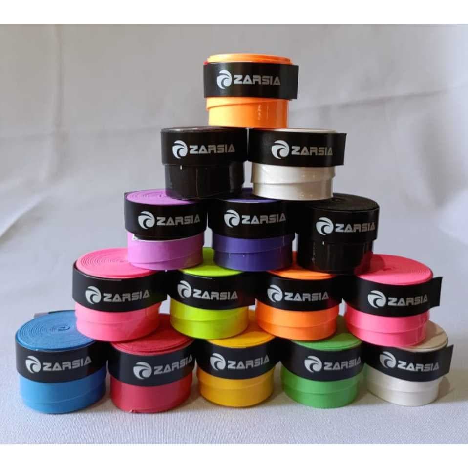 kit de Overgrip Zarsia com 5 unidades para Raquete de Tênis, Beach Tennis, Padel, Badminton, Squash