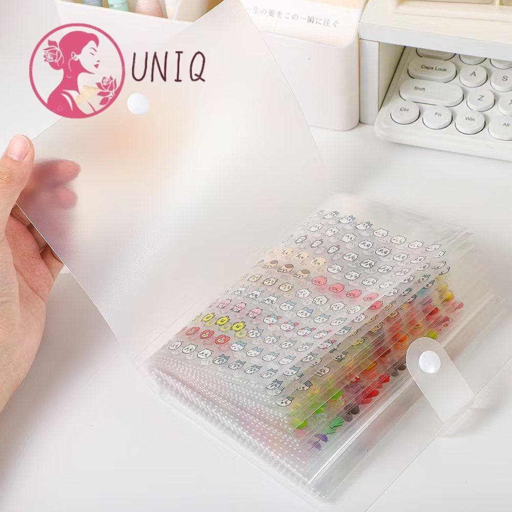 32/60 Espaços Álbum Adesivos Unhas Transparente Organizador Acessórios Nail Art Storage Book Portátil Profissional