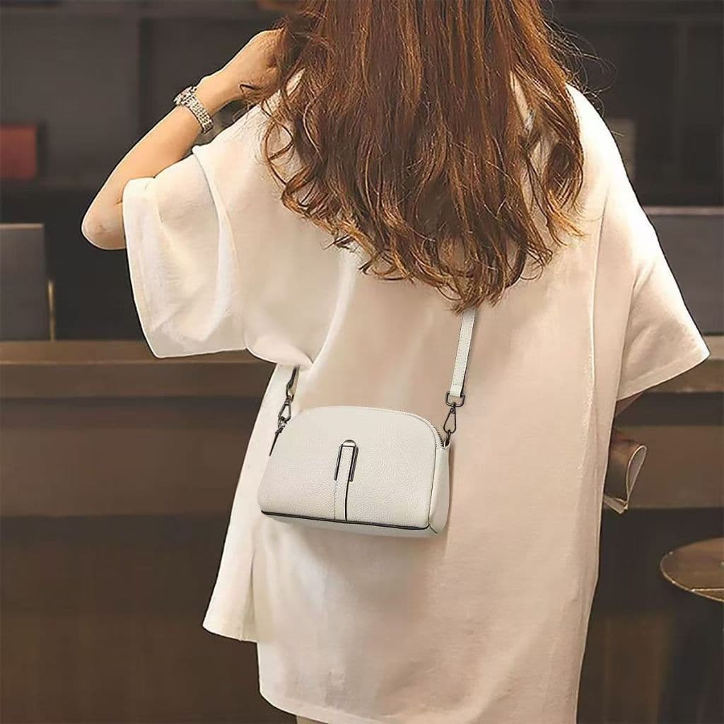 Bolsa Pequena Feminina De Ombro Transversal  Crossbody De Couro PU T303 LING