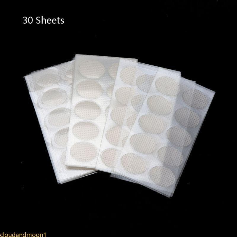 cloudandmoon 300Pcs Estabilizadores Brincos Invisíveis Furos Orelha Protetores À Prova D Adesivos Suporte Para