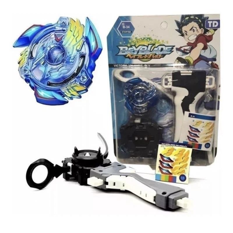 Beyblade pião Burst Metal  COM Lançador e suporte pronta entrega