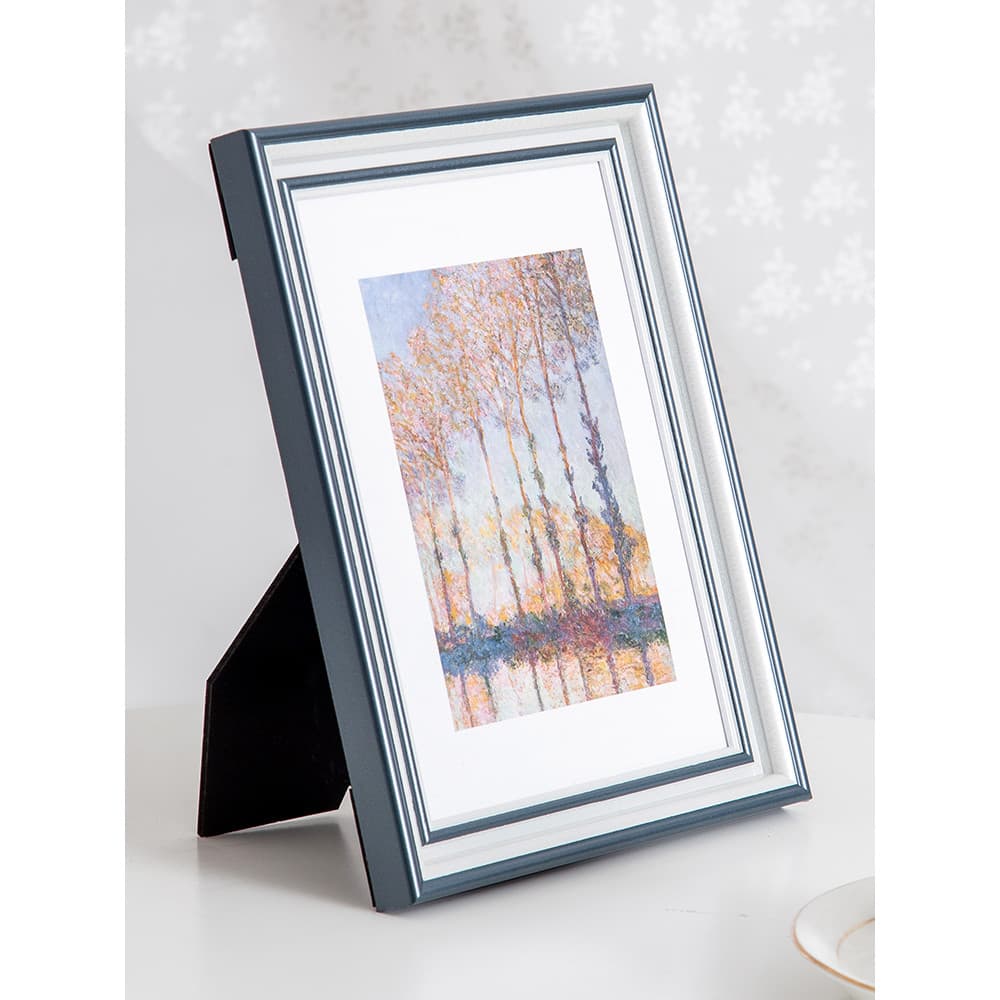 Simples estilo nórdico moldura de foto mesa 20cm 23cm 27cm decoração de mesa moldura de parede pendurado lavagem fotos f