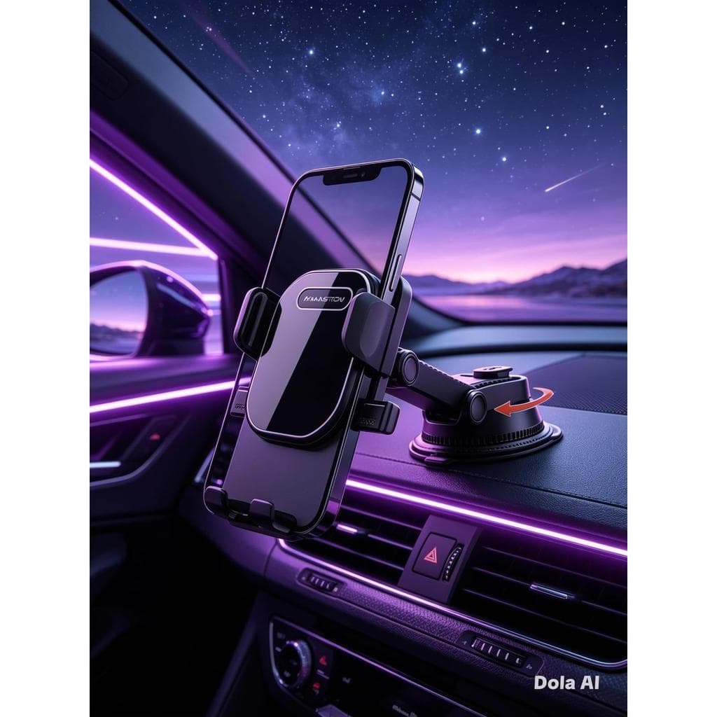 Suporte para Celular Rotação 360° | Ajustável, Firme e Universal