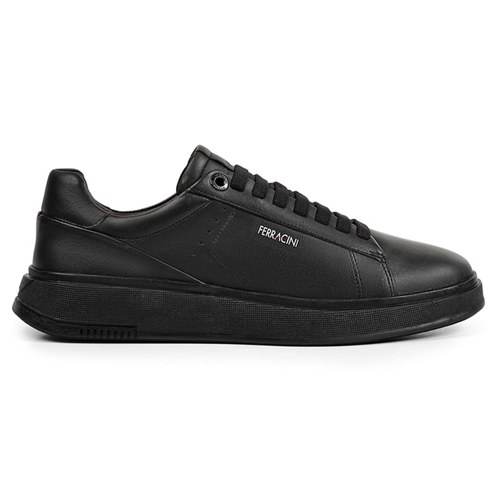 Tênis Masculino Sneakers Ferracini Logan Em Couro Legítimo Original Casual Confortável Urbano 9312