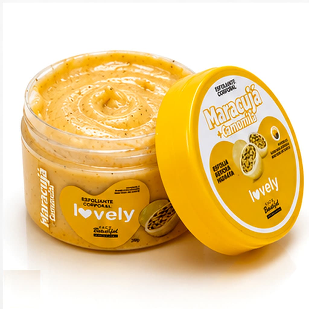 Esfoliante Corporal Maracujá Camomila Pele Lisa Hidratada Face Beautiful