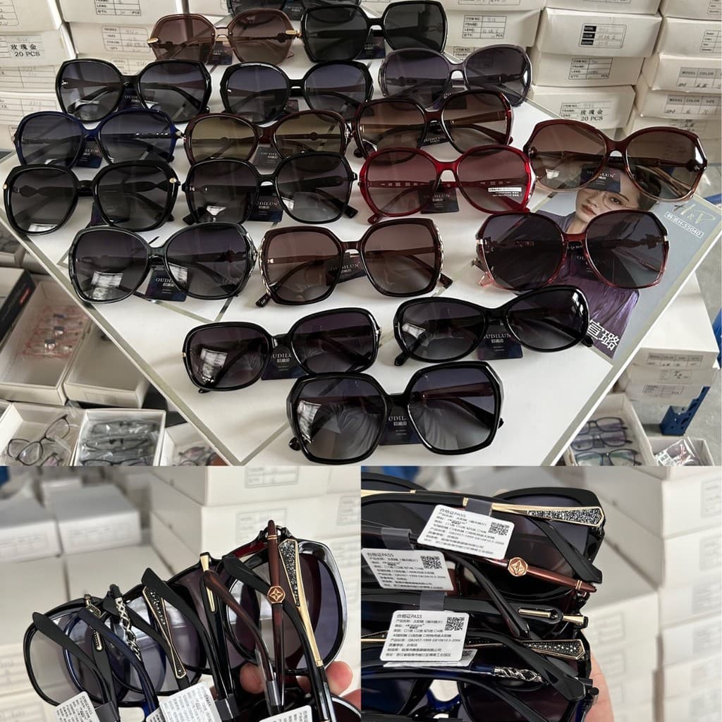 Novo estilo óculos de sol Anti-ultravioleta óculos de sol feminino polarizado óculos de sol protetor solar viagem mãe óc