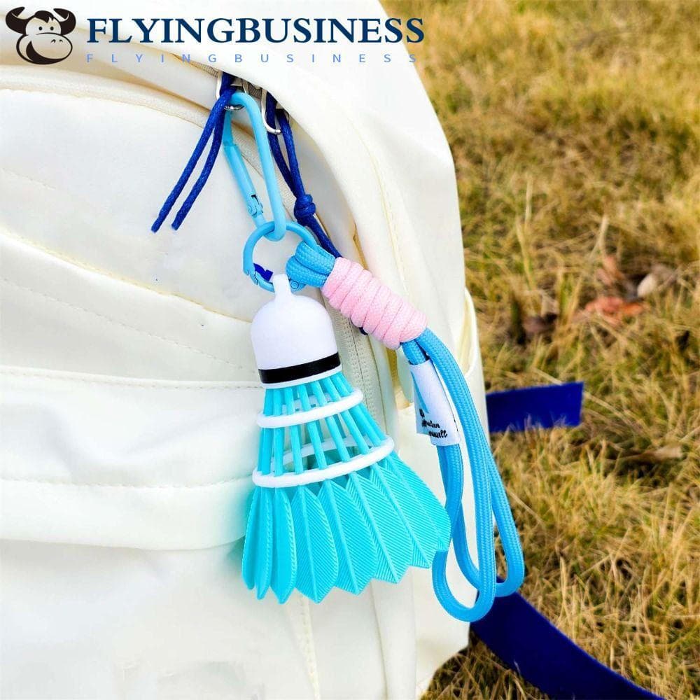 Pingente De Bolsa De Badminton FLYINGBUSINESS , Chaveiro Criativo De Cor Sólida , Com Corda Suspensa