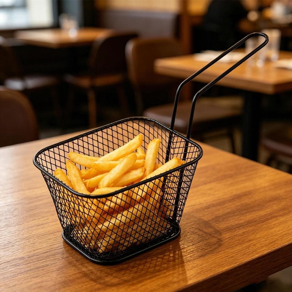 Diversos tipos de placas de metal para fritura são escolhas ideales para alimentos fritos na cozinha e óleos filtrados
