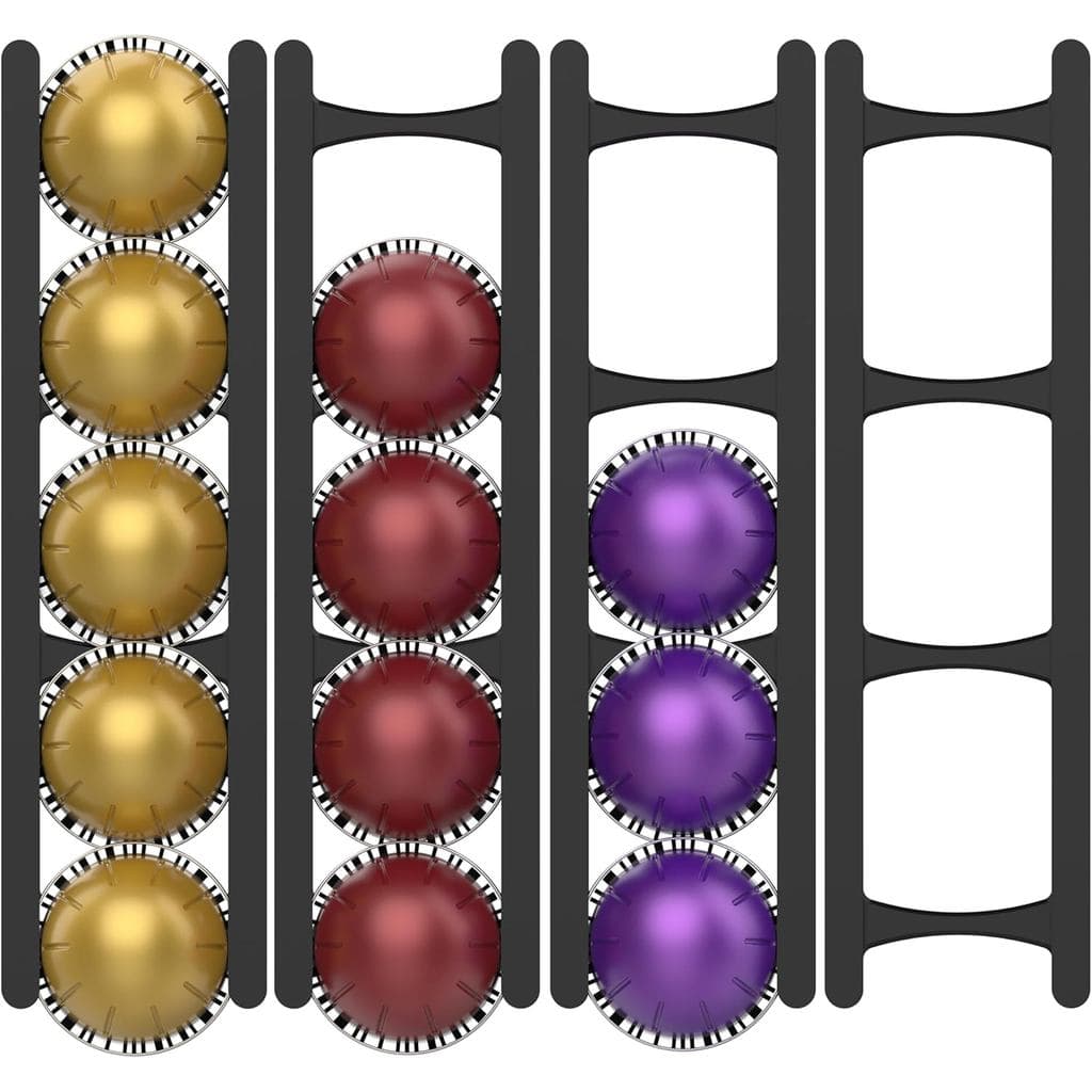 Suporte para Cápsulas de Café Compatível com Nespresso VertuoLine – Organizador Economizador de Espaço para 20 Cápsulas,