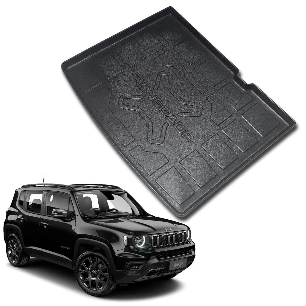 Tapete bandeja protetor de porta malas para Jeep Renegade 2016 a 2026