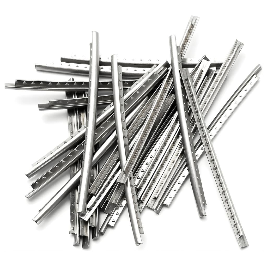 Kit Com 24 Trastes Cortados Alpaca 60mm Para Guitarra Contra Baixo - Extra Jumbo 2.9mm