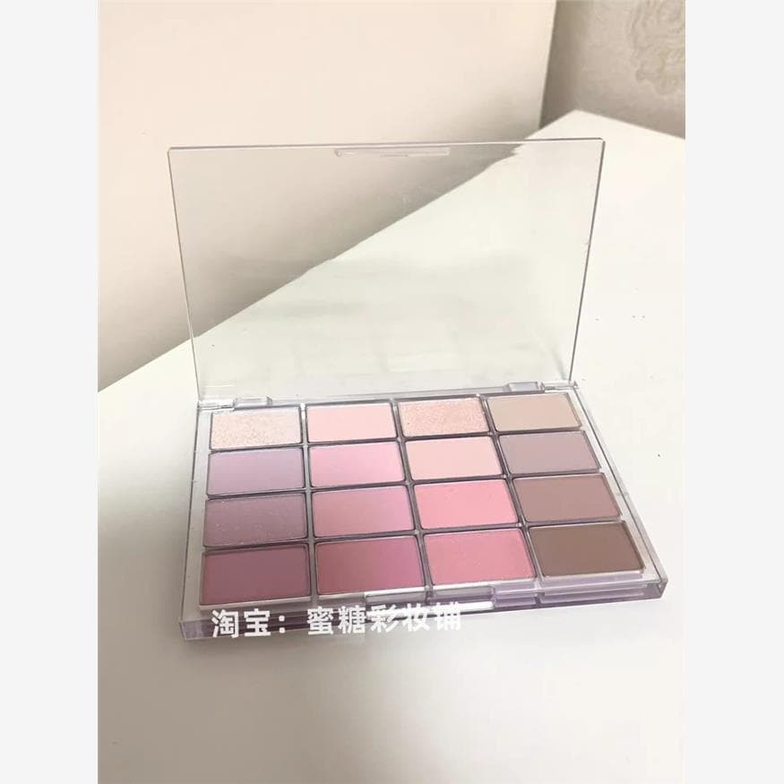 Esta combinação de cores parece muito confortável wake Ping paleta de sombras alternativas 16 cores 04 macio rosa fresco