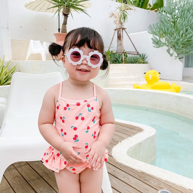 Novo estilo crianças primavera quente maiô meninas crianças bebê maiô 1 ano de idade bebê maiô feminino 3 anos de idade