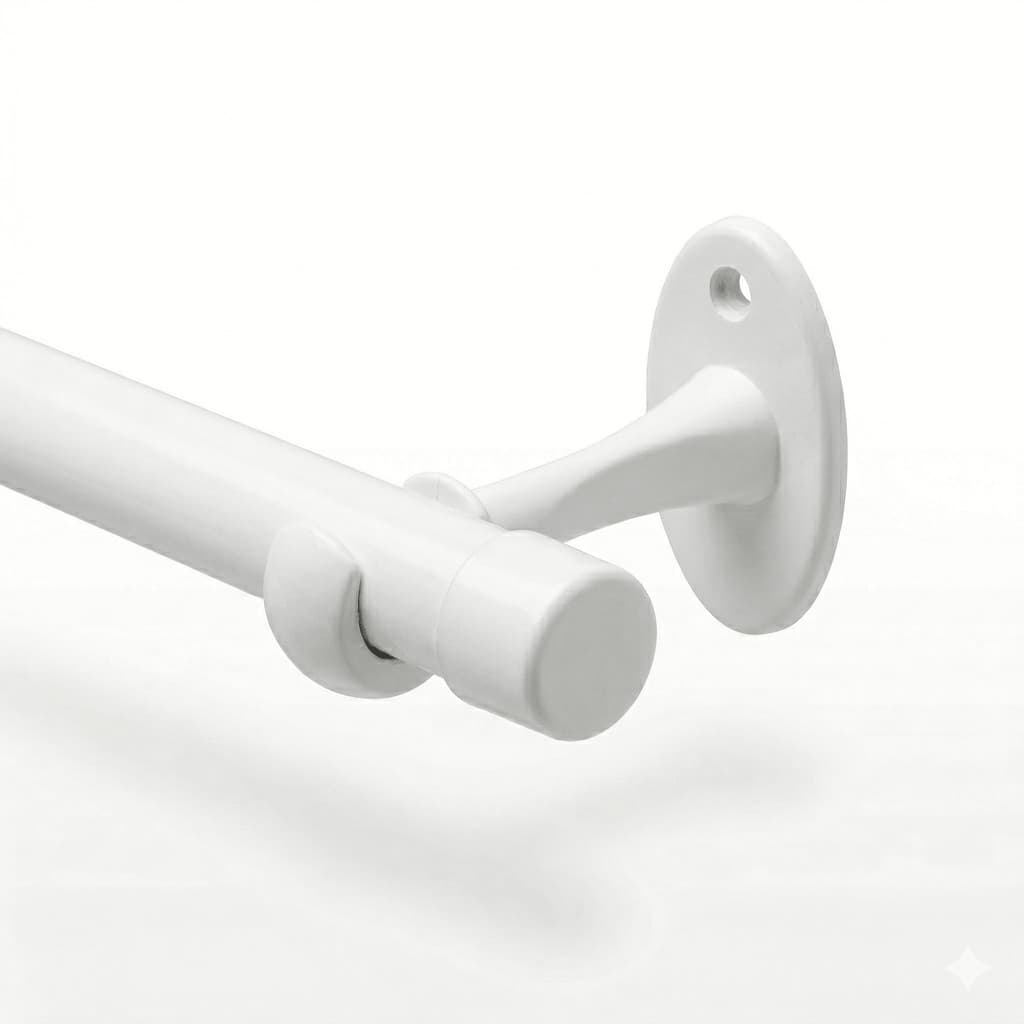 Varão Cortina 19mm Varias Cores Simples 1,50m 2,00m e 2,40m