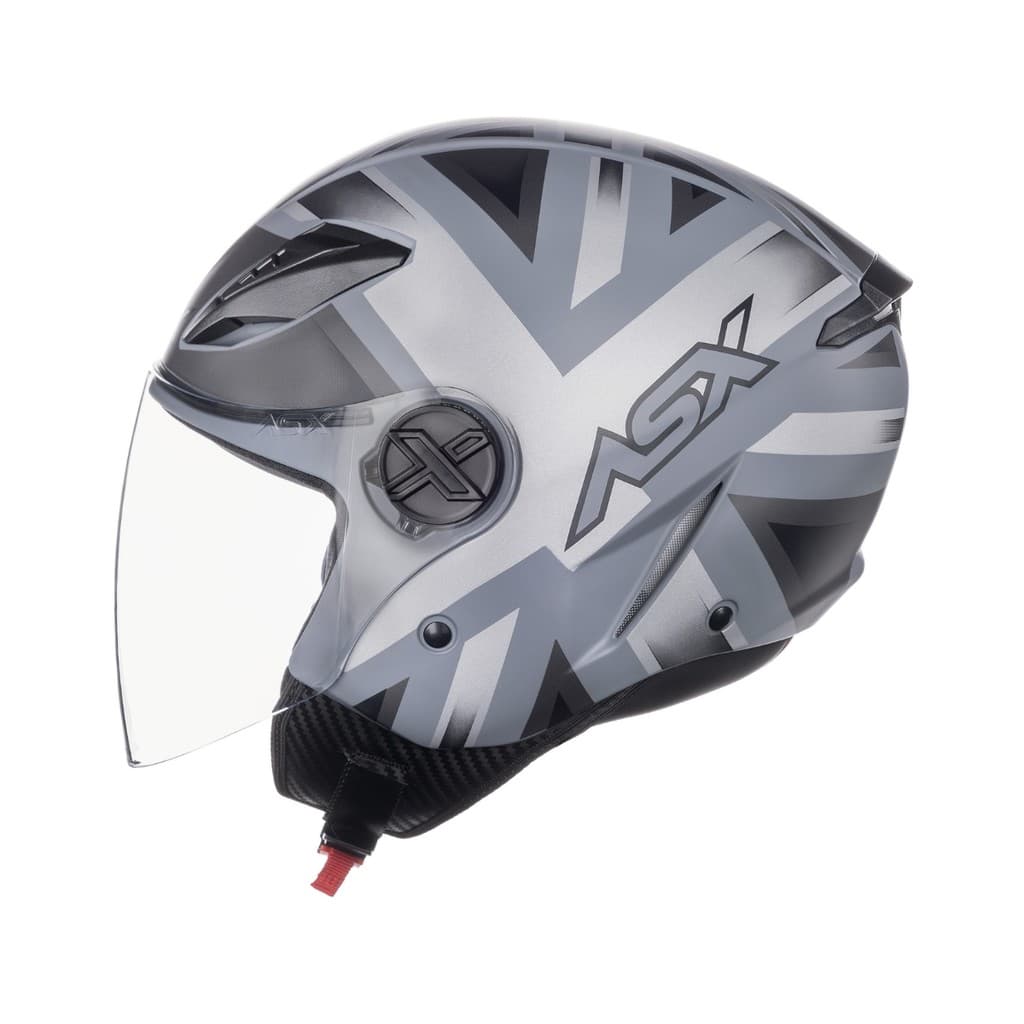 Capacete ASX City Air Kingdom Aberto Motoboy Masculino Feminino Viseira Confortável