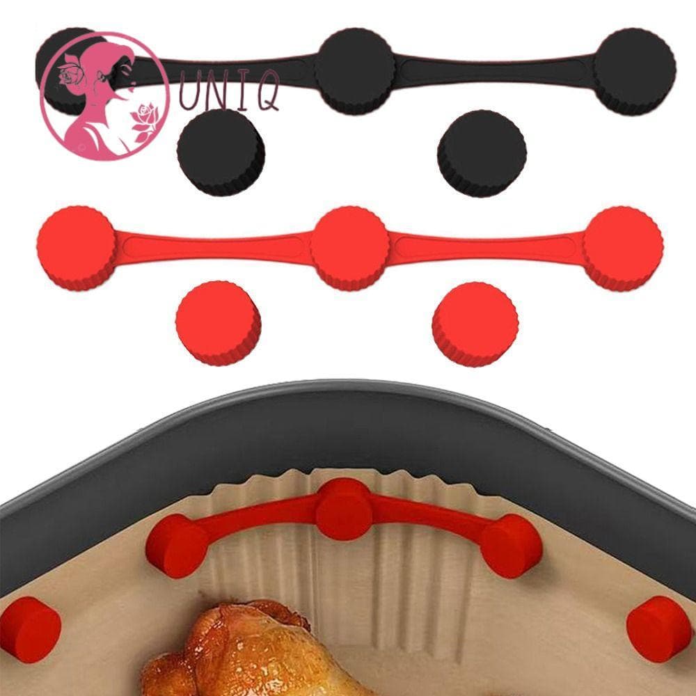 Fivela De Silicone Para Fritadeira De Ar UNIQ 1 Unidade , Ímãs Removíveis Sem Arranhões , Suporte De Papel Com Segurança