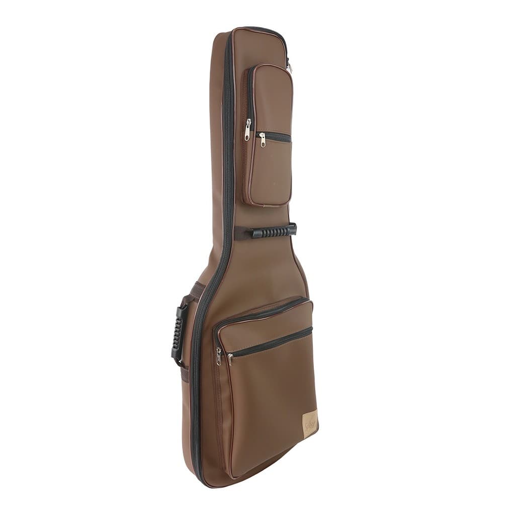 Semi Case Bag Capa Guitarra Elétrica Couro Ecológico Pelúcia Acolchoada
