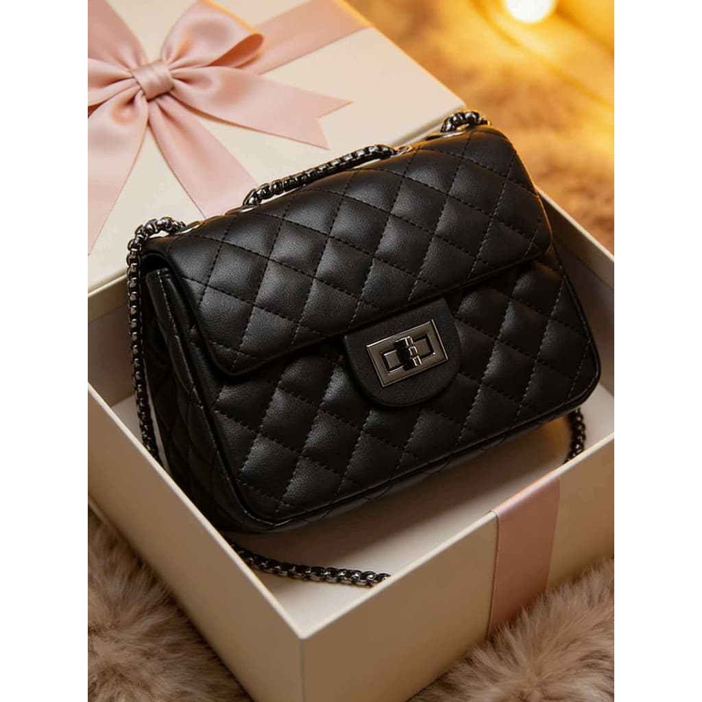 Bolsa 2026 novo estilo bolsa feminina High-End novo estilo diamante Casual bolsa de ombro All-Match bolsa de corrente bo